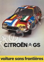 CARTE POSTALE CITROEN GS VINTAGE
