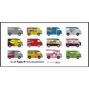 CARTE POSTALE CITROËN H VINTAGE