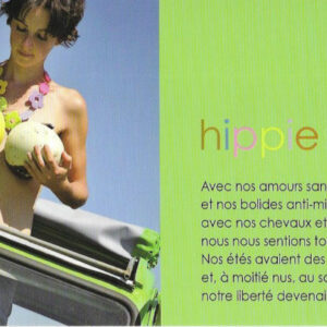 CARTE POSTALE HIPPIES VINTAGE